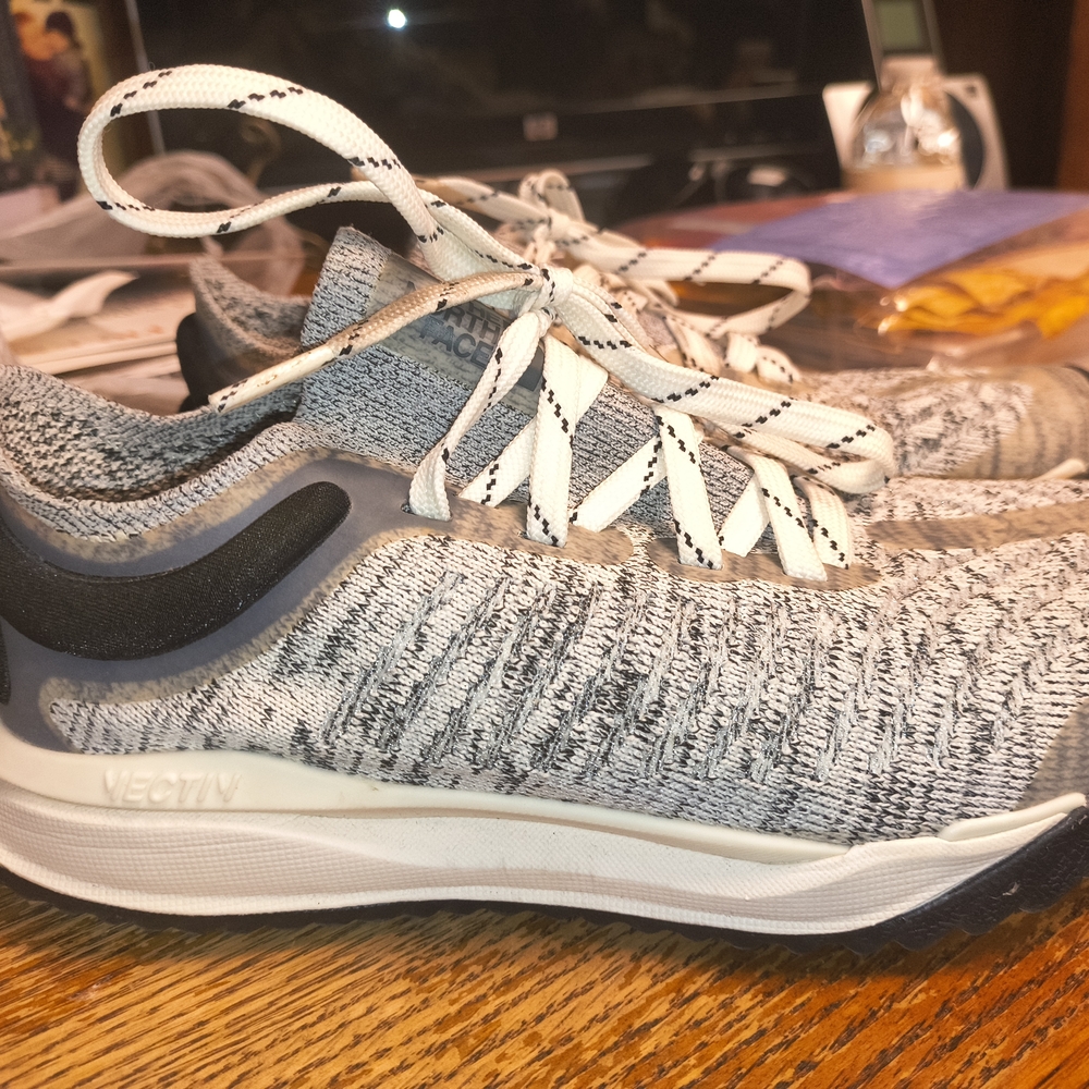 The North Face Gray and Black Sneakers